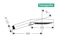 MEDIDAS TELEDUCHA RAINDANCE SELECT S 120 3jet HANSGROHE